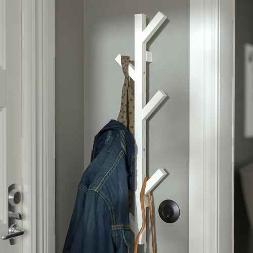 IKEA TJUSIG Hanger 78cm White Hooks Racks Urban Sales